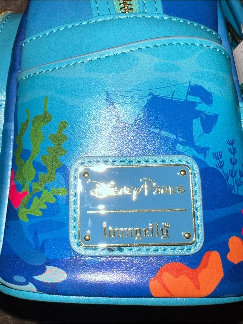 NWT Loungefly Disney Little Mermaid 35th Anniversary Ariel & Ursula Backpack